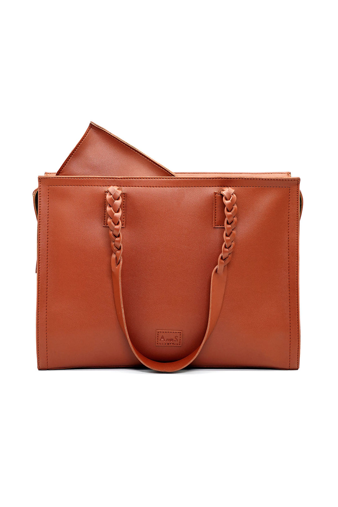 A and S Accessories Tote with hand braided handles