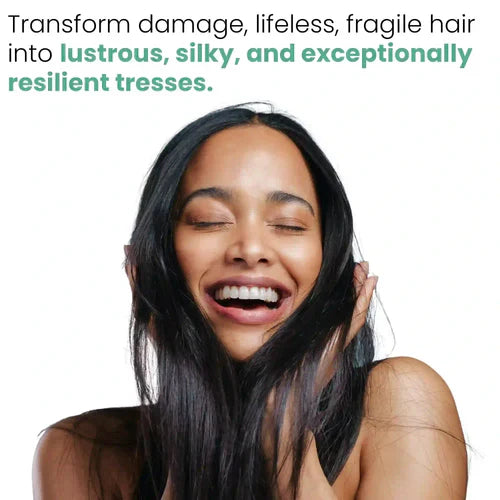 ThriveCo The Fix Leave-in Hair Cream For Smoother, Shiny & Frizz-Free Hair | Rebuilds, Repairs And Protects Heat, Chemical & Color Damaged Hair | For Men & Women | 30ml