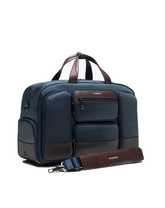 The Terminal Travel Messenger Bag | Navy Blue