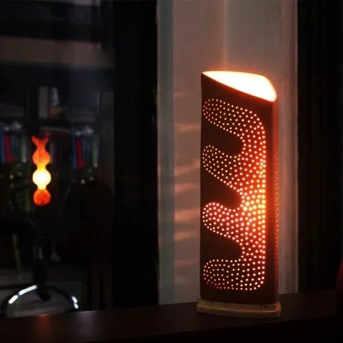 TRIGO Table Light with Wooden Base - Suspire