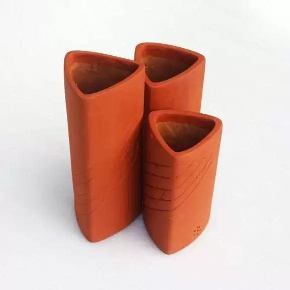 TRIGO Terracotta Planters LARGE - Suspire