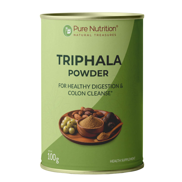 Triphala Powder  100g | Amla, Haritaki & Bibhitaki | Digestive Cleanse