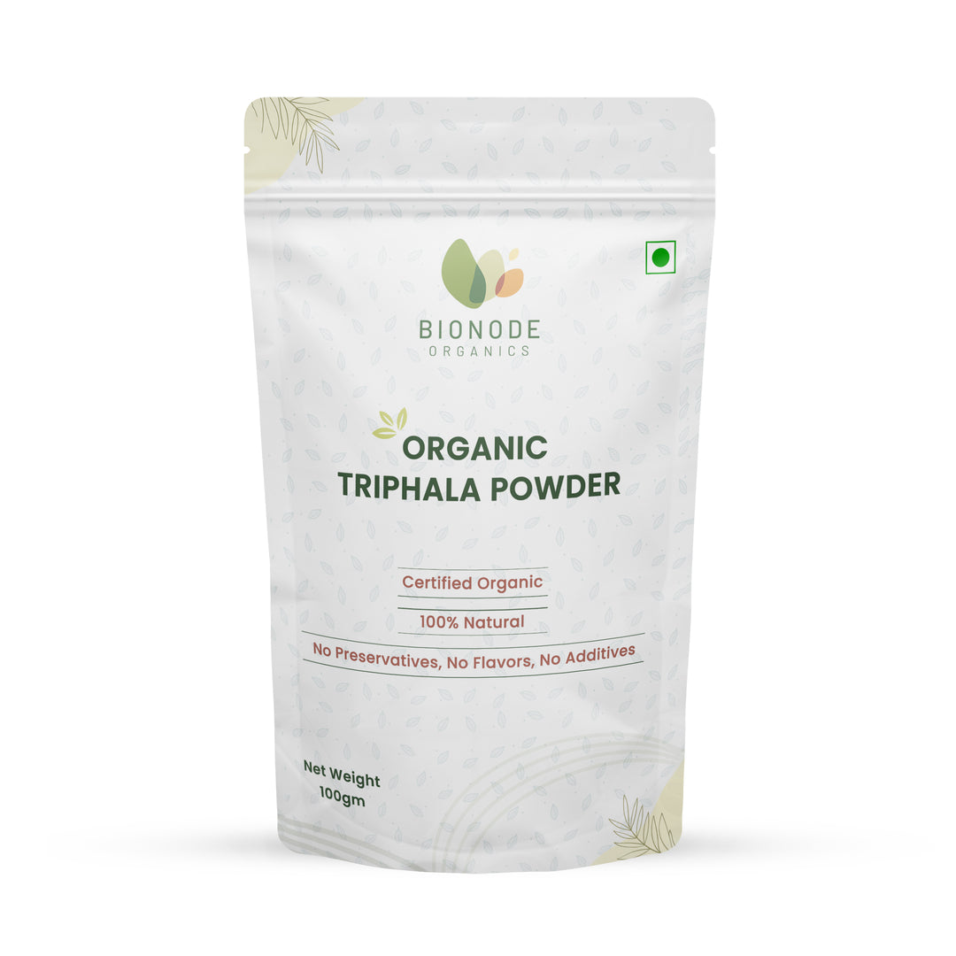 Bionode Organics Certified Organic Triphala Powder - Pack of 2