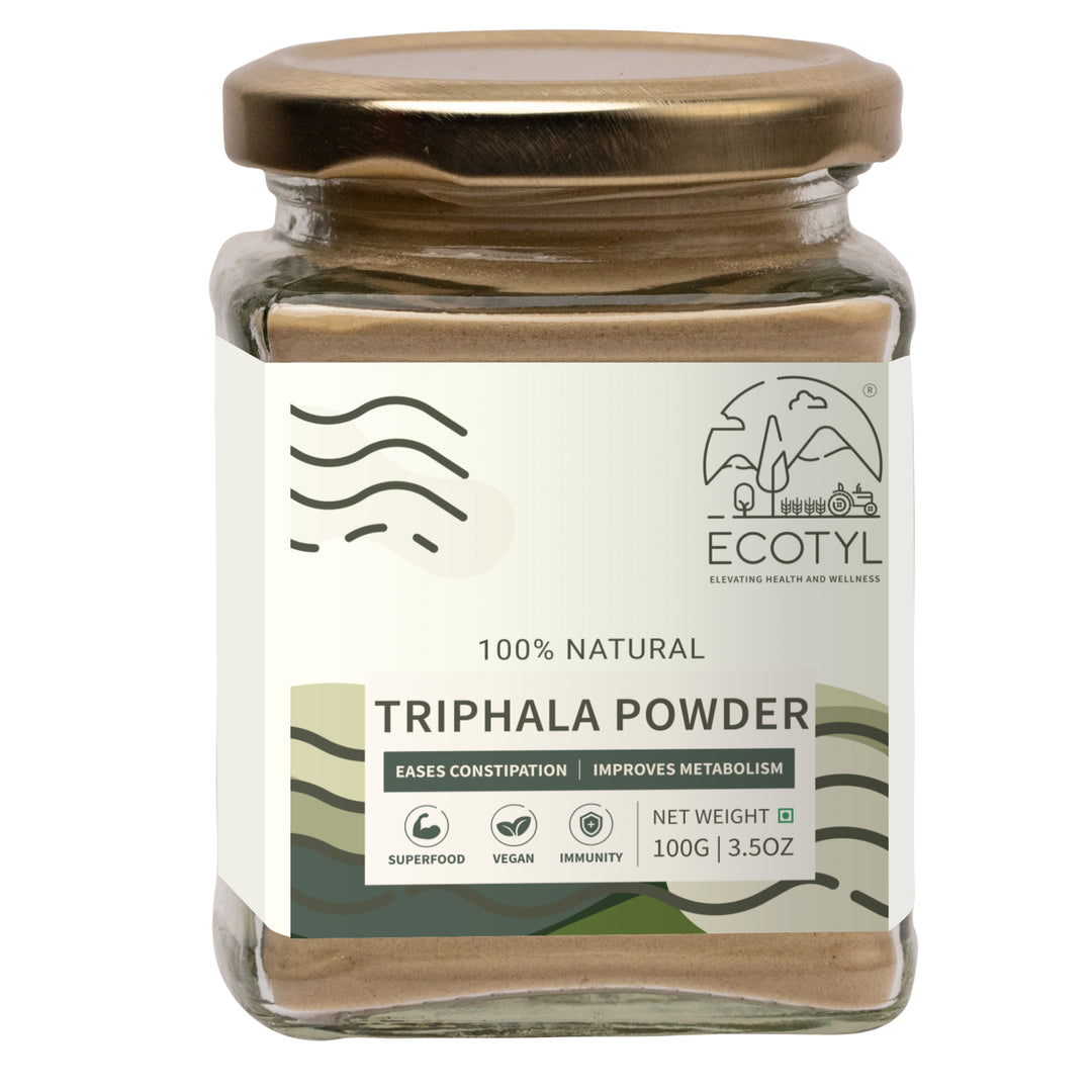 Ecotyl Triphala Powder for Digestive Health & Immune System - 100g