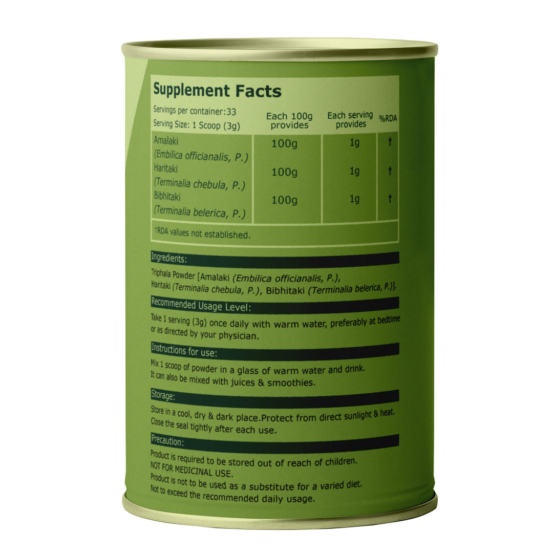 Pure Nutrition Triphala Powder – 100 g