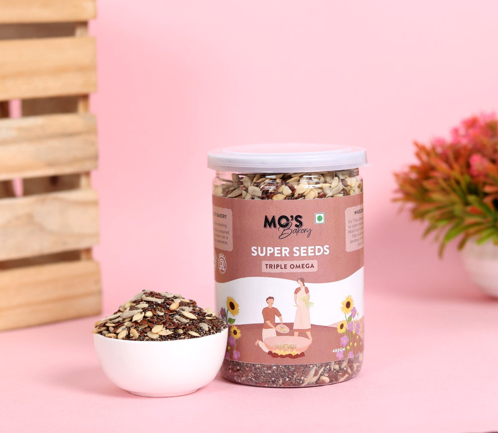 Mo's Bakery Triple Omega Seeds Mix vegan & gluten free