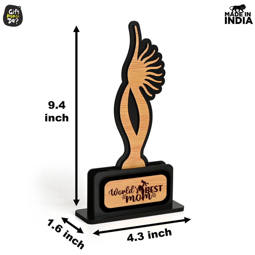 Gift Kya De Memento Awards and Trophy for All, Easy Print & Sticker Paste Your Matter, Eco Friendly Gifts