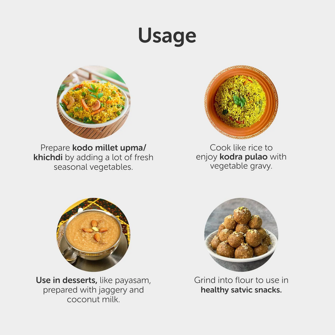 Trumillets KODO MILLET ,500 gm (Pack of 1)