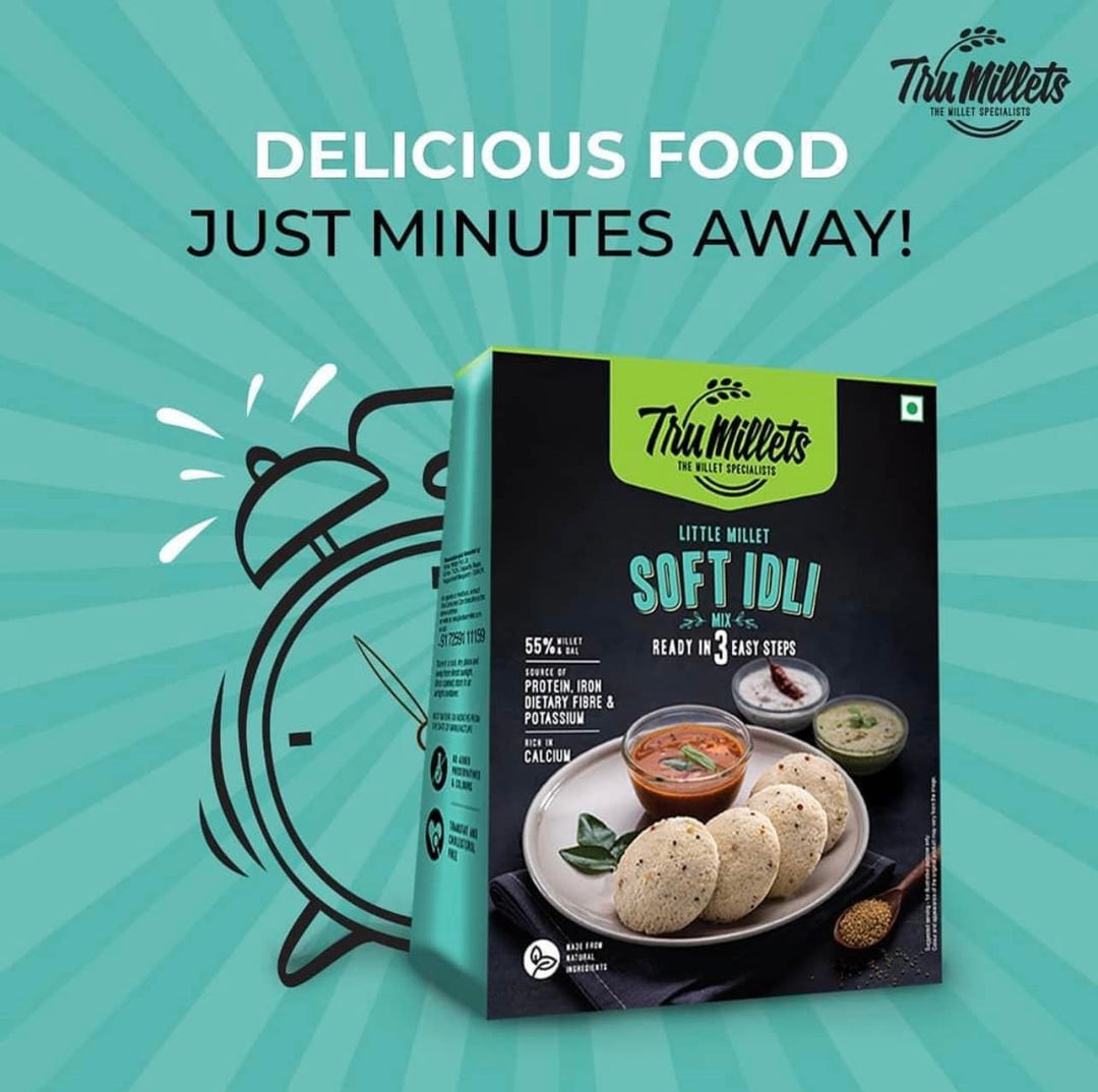 Trumillets LITTLE MILLET SOFT IDLI MIX ,250 gm