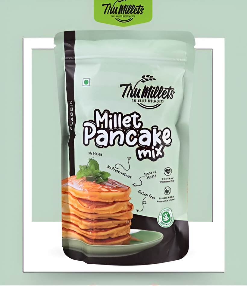 Trumillets MILLET CLASSIC,CARROT,STRAWBERRY,BANANA PANCAKE,EACH 150 gm (Pack of 4)