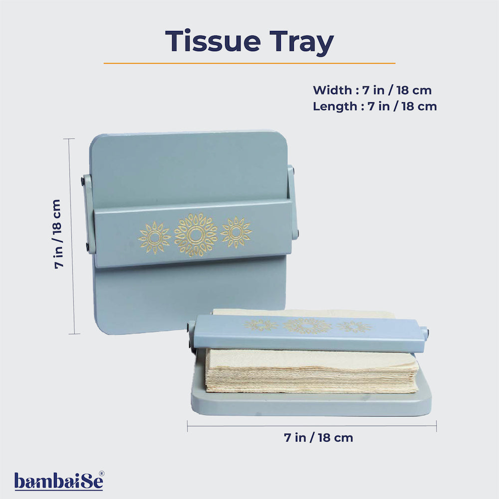 BambaiSe Pebble Grey Tissue Tray