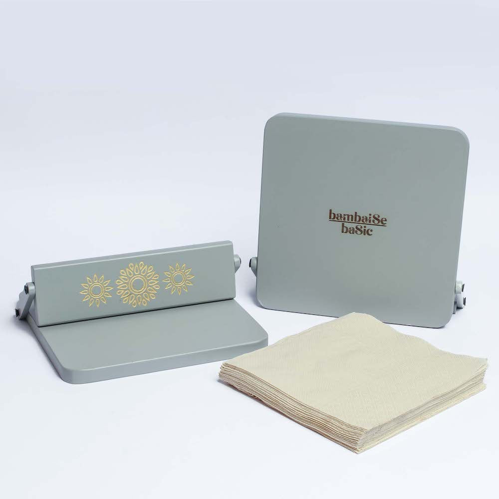 BambaiSe Pebble Grey Tissue Tray