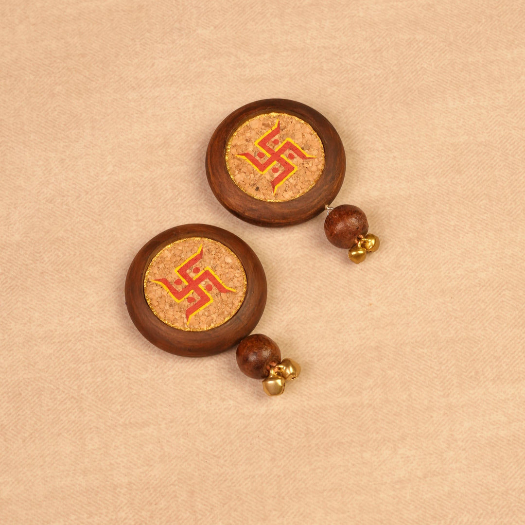 Swastik Diwali Door Hanging | Pack of 2 | 100 % Natural | Timeless Look | Reusable | Auspicious Vibe | Handcrafted in Banaras