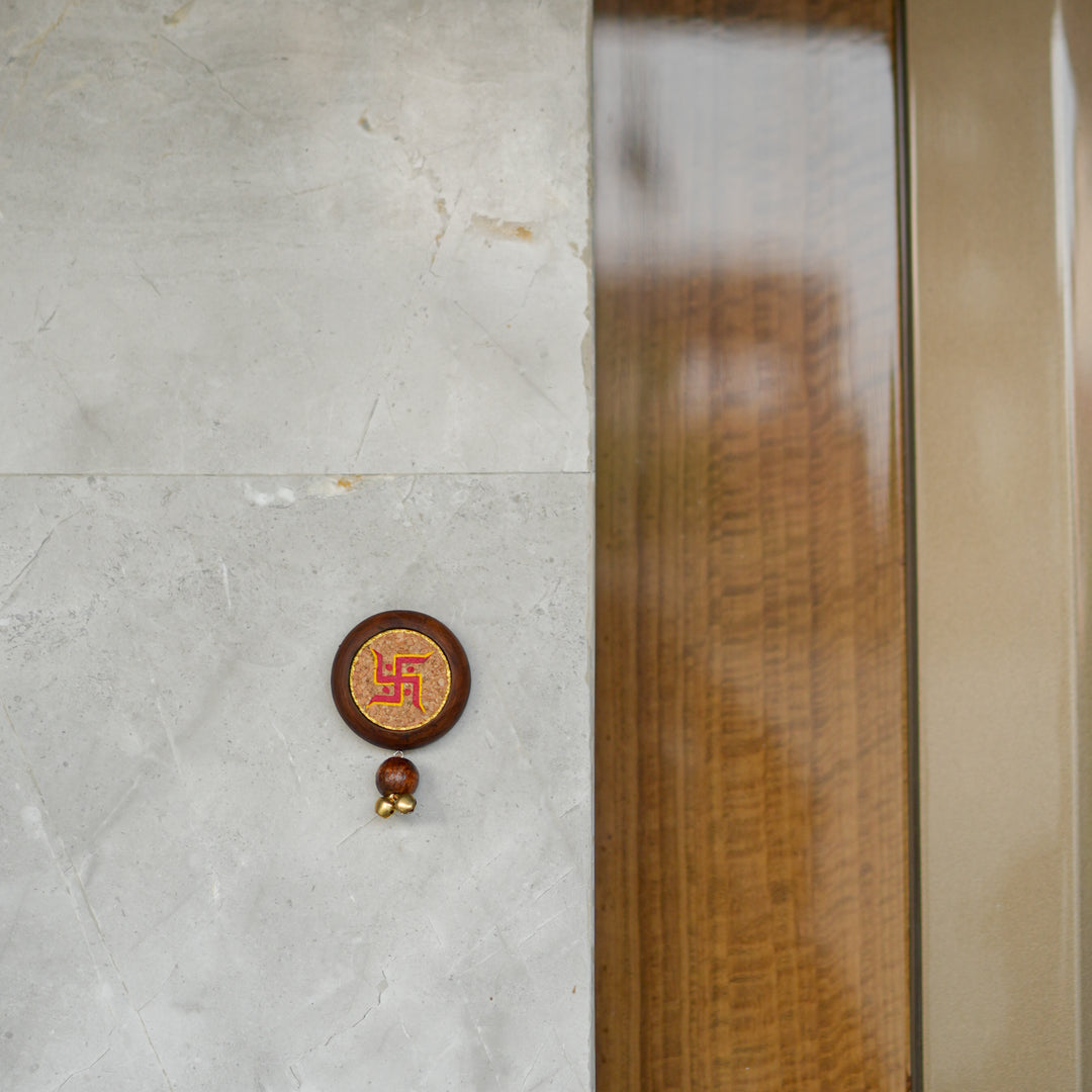 Swastik Diwali Door Hanging | Pack of 2 | 100 % Natural | Timeless Look | Reusable | Auspicious Vibe | Handcrafted in Banaras