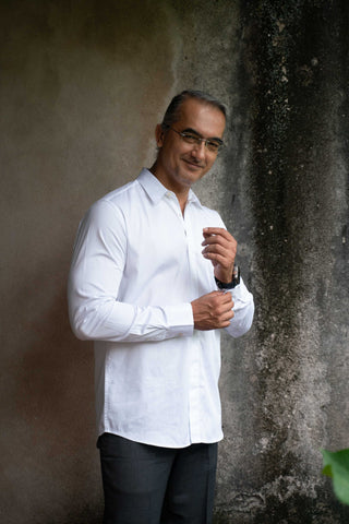 Islands Of Loom The Classic White Organic Cotton Men's Shirt