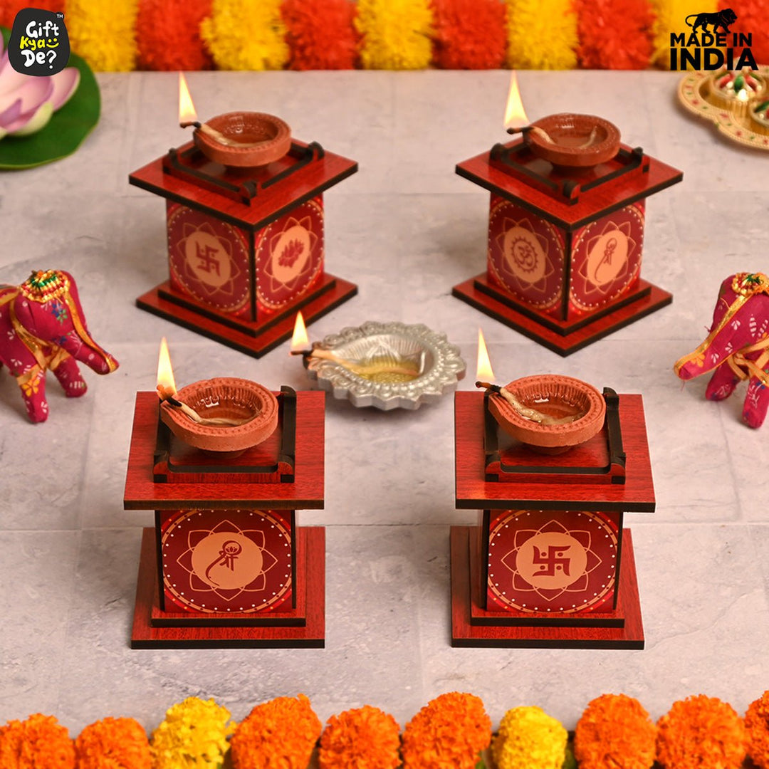 Gift Kya De Tulsi Chaura Diya Stand | Diwali Decoration