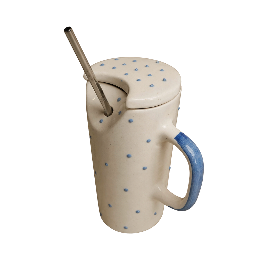 Artecasa Azure Ceramic Sipper Rakhi Hamper | Premium Raksha Bandhan Gift Hamper