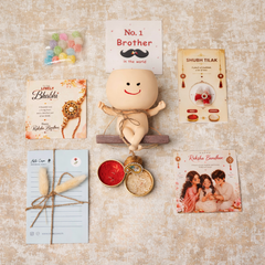 Artecasa Planter Paglu Bhabhi Rakhi Hamper | Premium Raksha Bandhan Gift Box