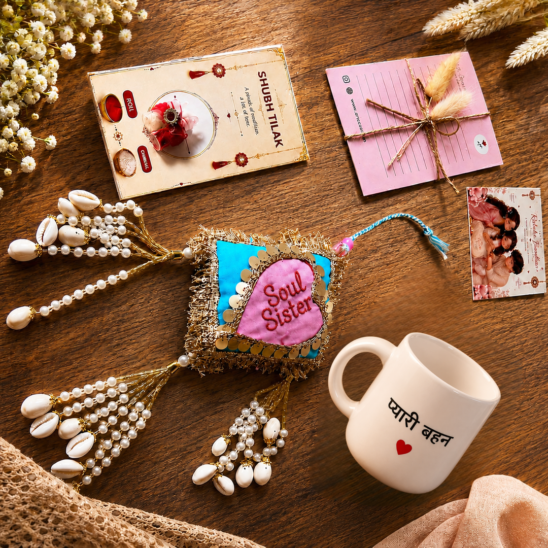 ArteCasa Pyari Behan Divine Bond Rakhi Hamper for Sister & Brother.