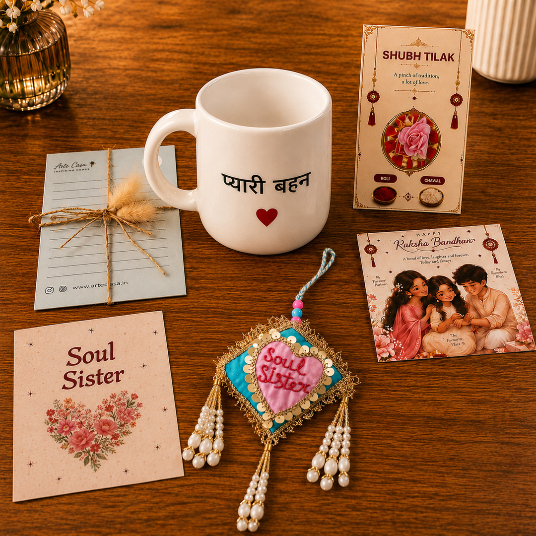 ArteCasa Pyari Behan Divine Bond Rakhi Hamper for Sister & Brother.