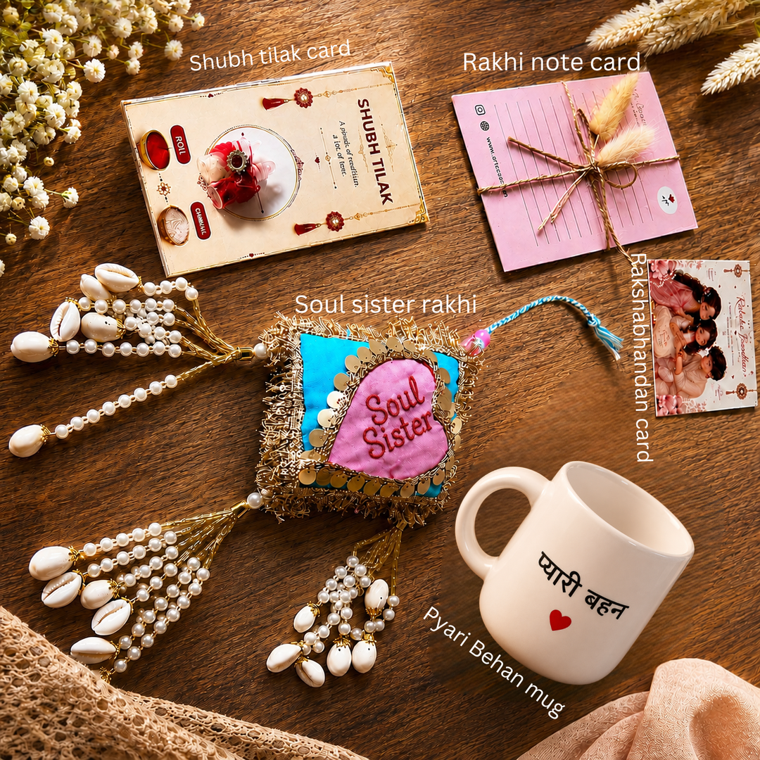 ArteCasa Pyari Behan Divine Bond Rakhi Hamper for Sister & Brother.