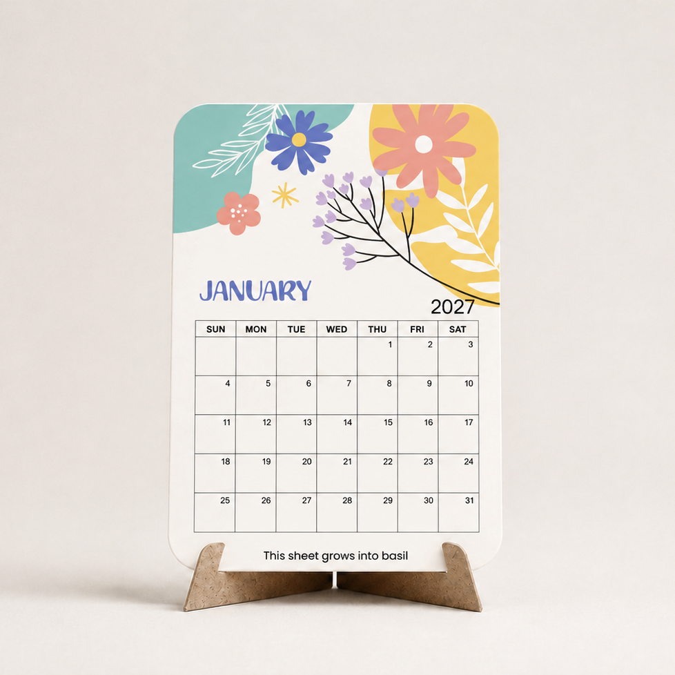 Floral Calendar — Plantable Calendar