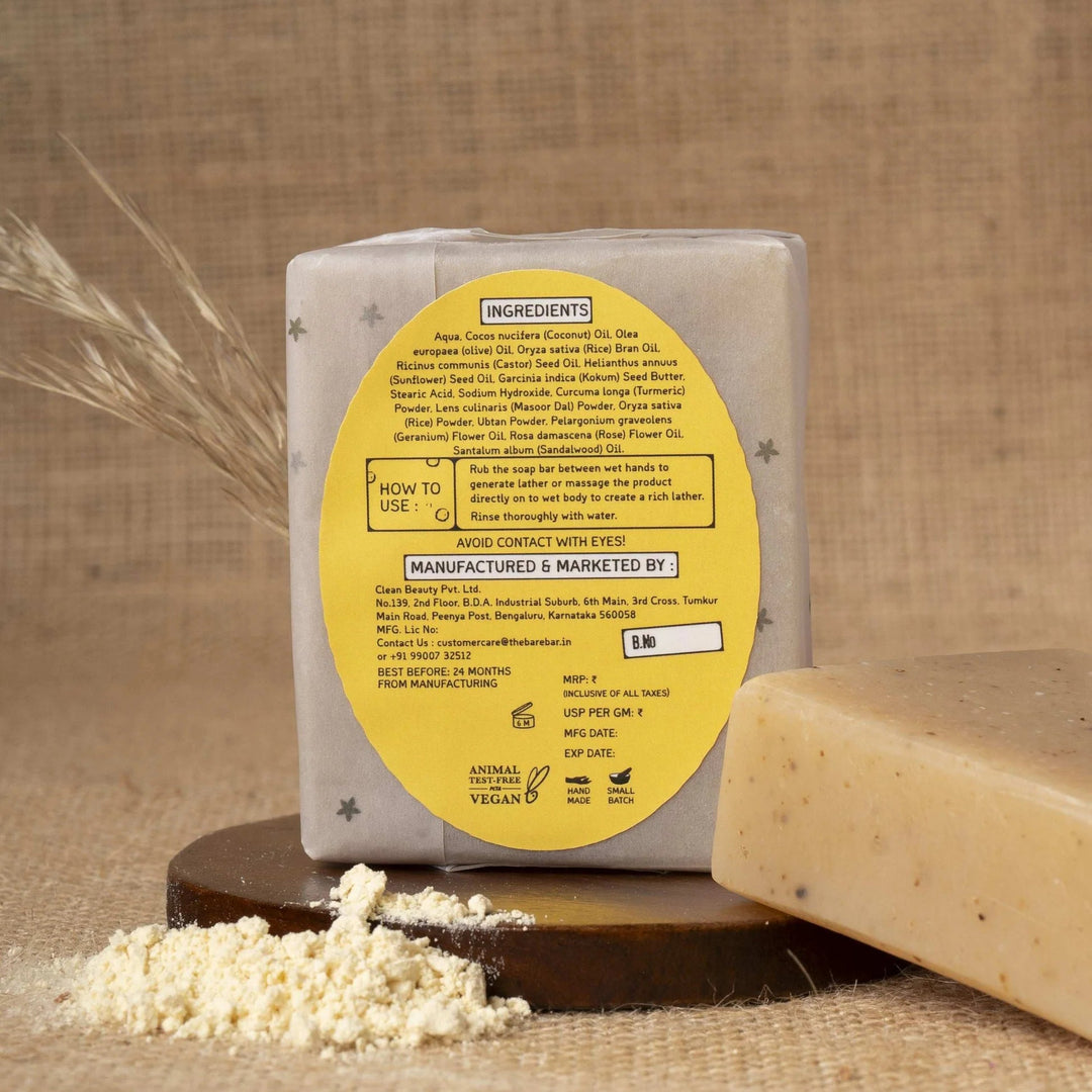 Ubtan Body Scrub Bar - Suspire