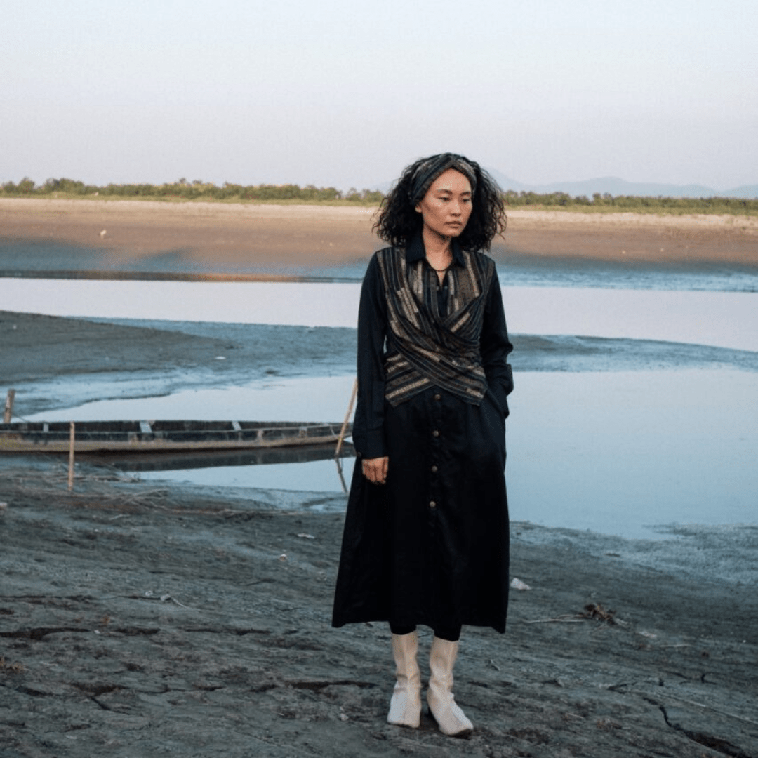 Ucycled Seattle Wrap Dress - Suspire