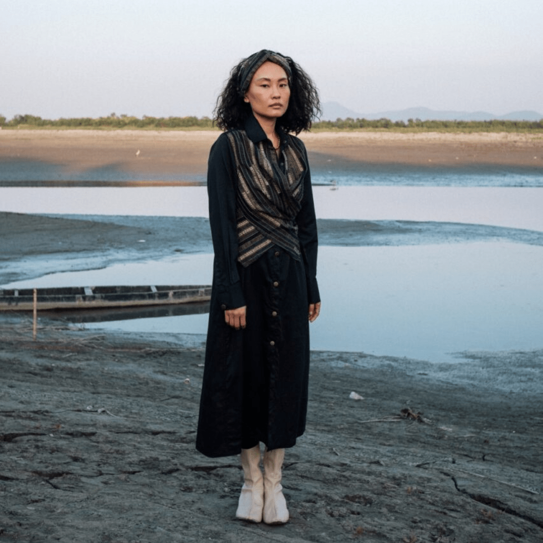 Ucycled Seattle Wrap Dress - Suspire