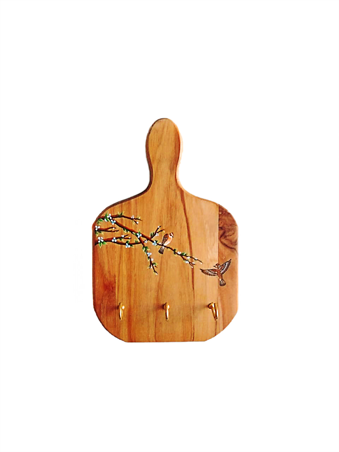 Wooden Keyholder Handpainted Small 23 x 15 x 2.5 cm