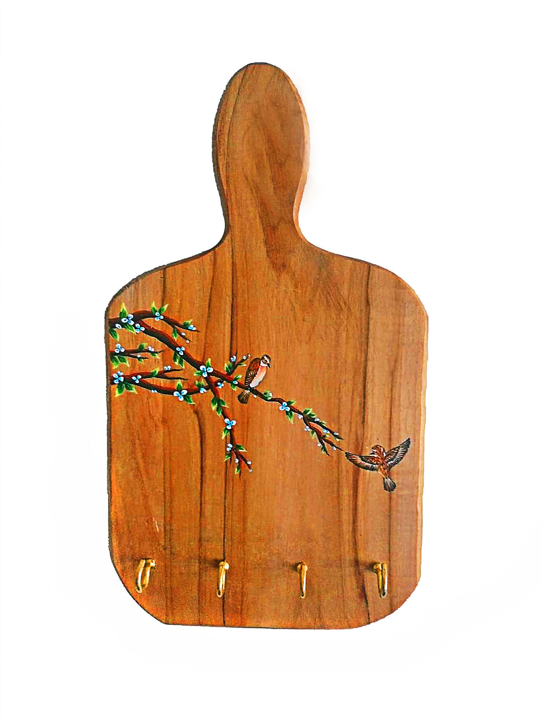 Wooden Keyholder Handpainted Small 23 x 15 x 2.5 cm