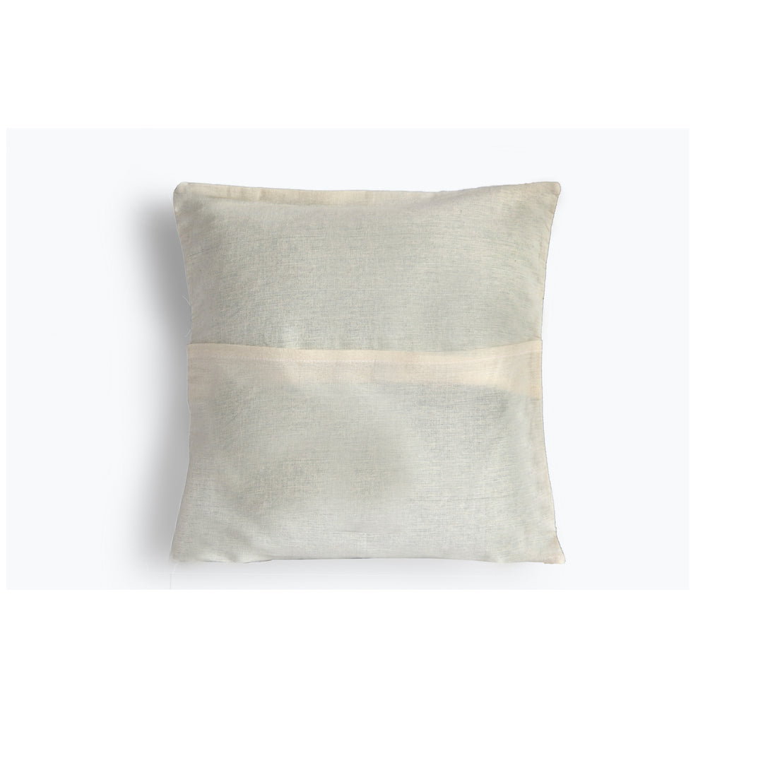 Handwoven Khonoma Black and White Tribal Cushion Cover