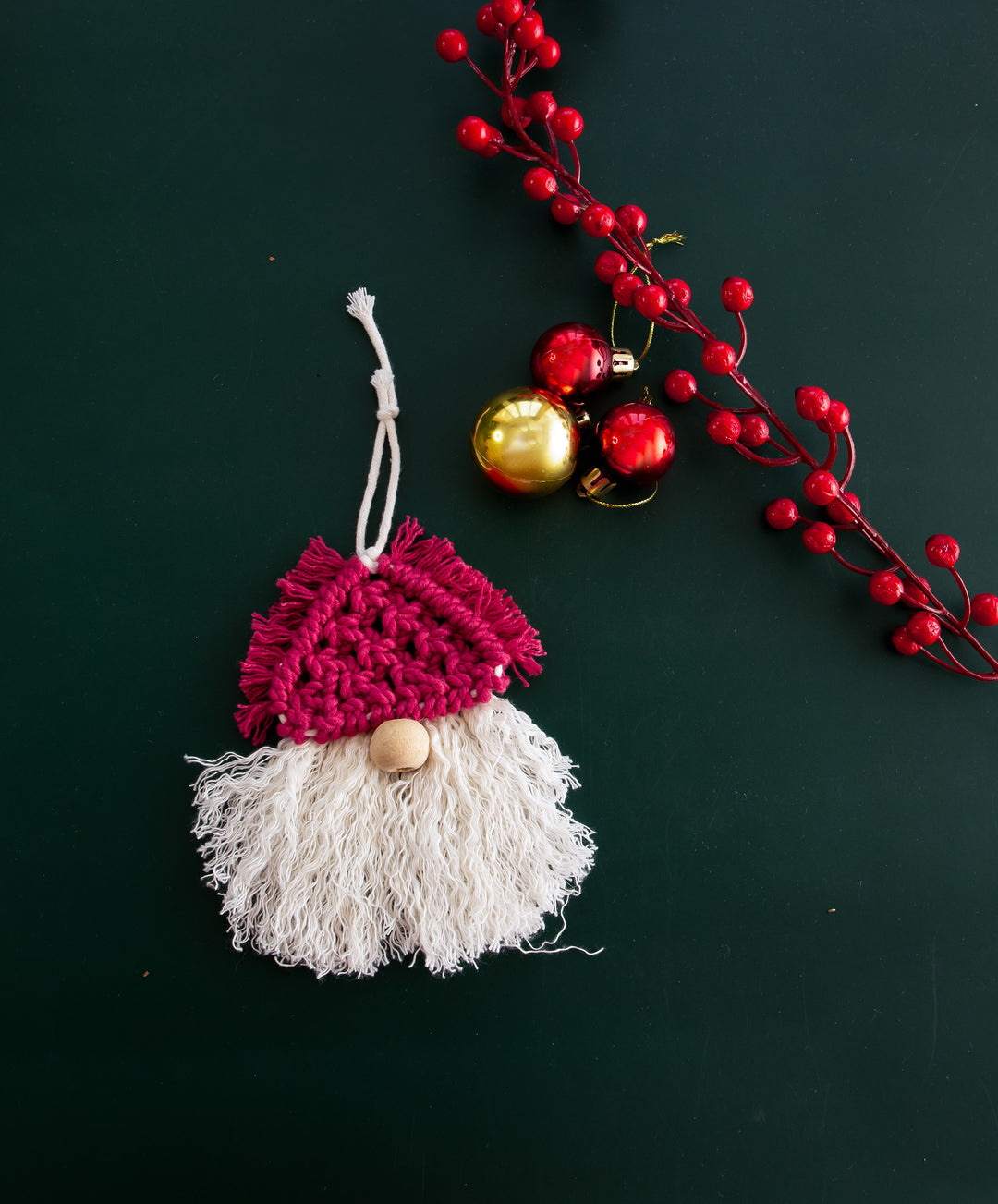 DecoTalk Macrame Gnome