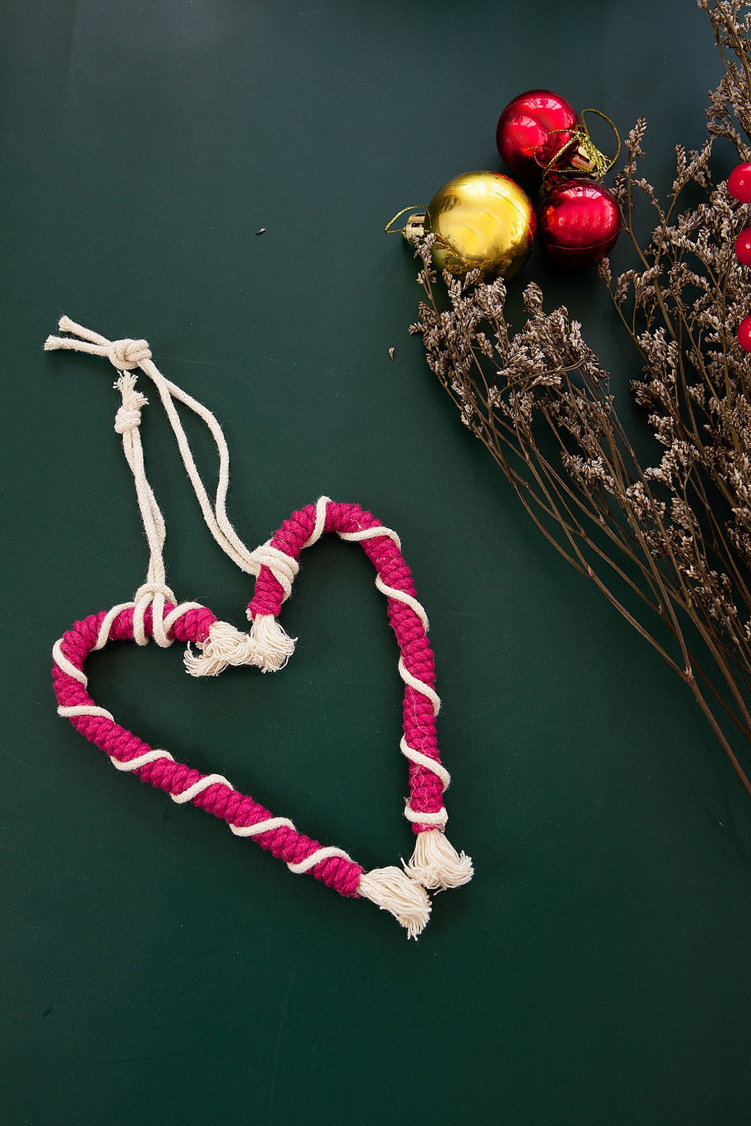 DecoTalk Macrame Candy Cane Set of 2