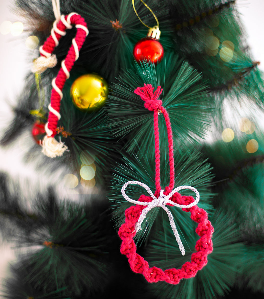 DecoTalk Macrame wreath Set of 2