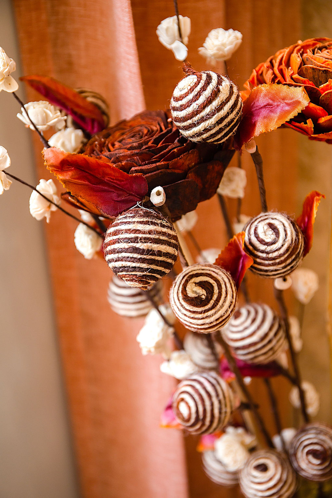 Shola Fancy Balls Stick - Set of 2