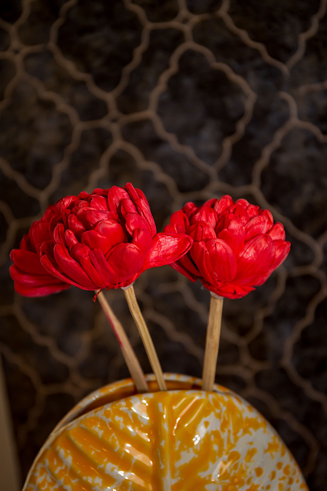 Shola Pyazi Flowers red- Bunch of 5