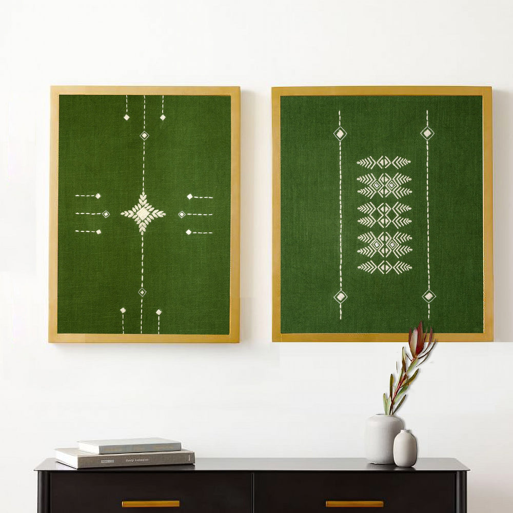 Venus Home Decor Boro Tribe Wall Art UD00000185 | Organic Cotton