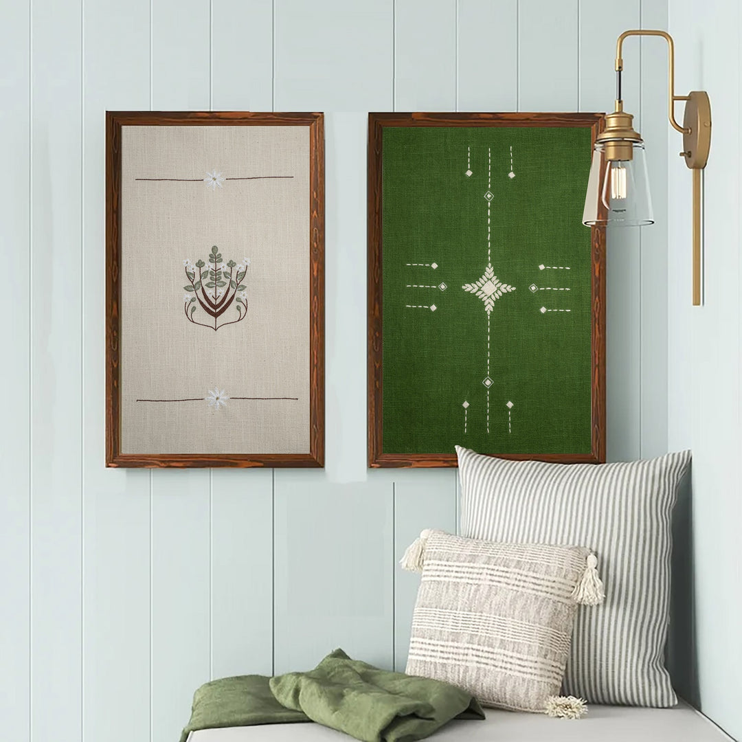 Venus Home Decor Boro Tribe Wall Art UD00000186 | Organic Cotton