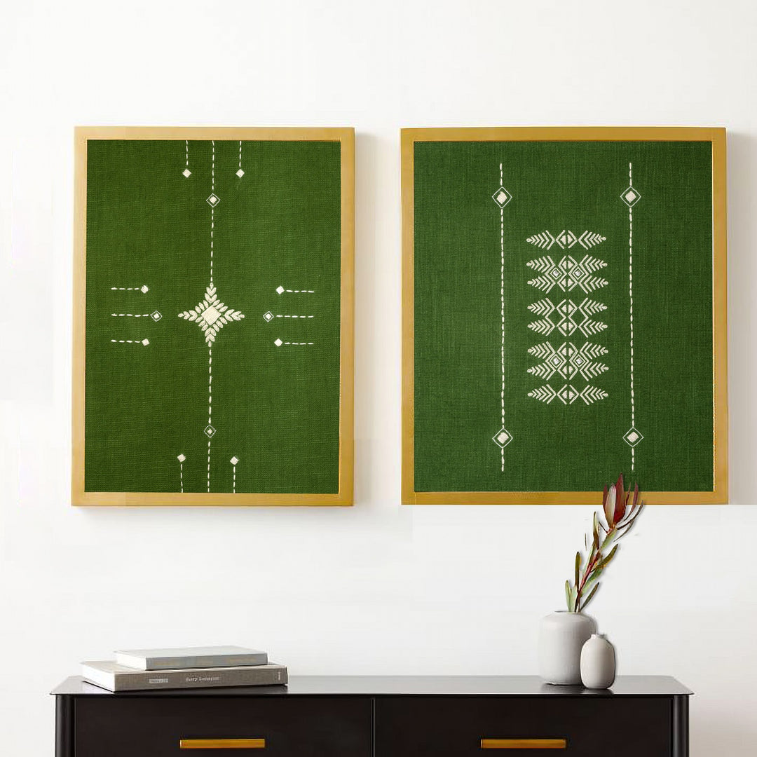 Venus Home Decor Boro Tribe Wall Art UD00000186 | Organic Cotton