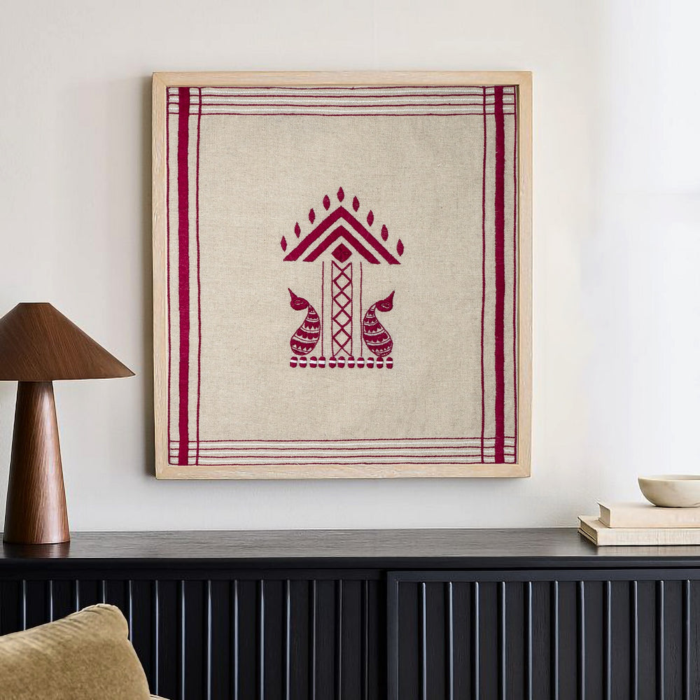 Gosha Buta Wall art 38 x 43 cm-Unframed