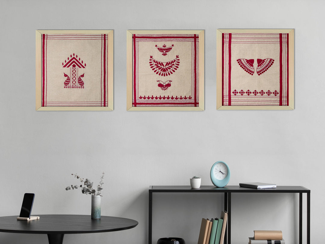 Gosha Buta Wall art 38 x 43 cm-Unframed