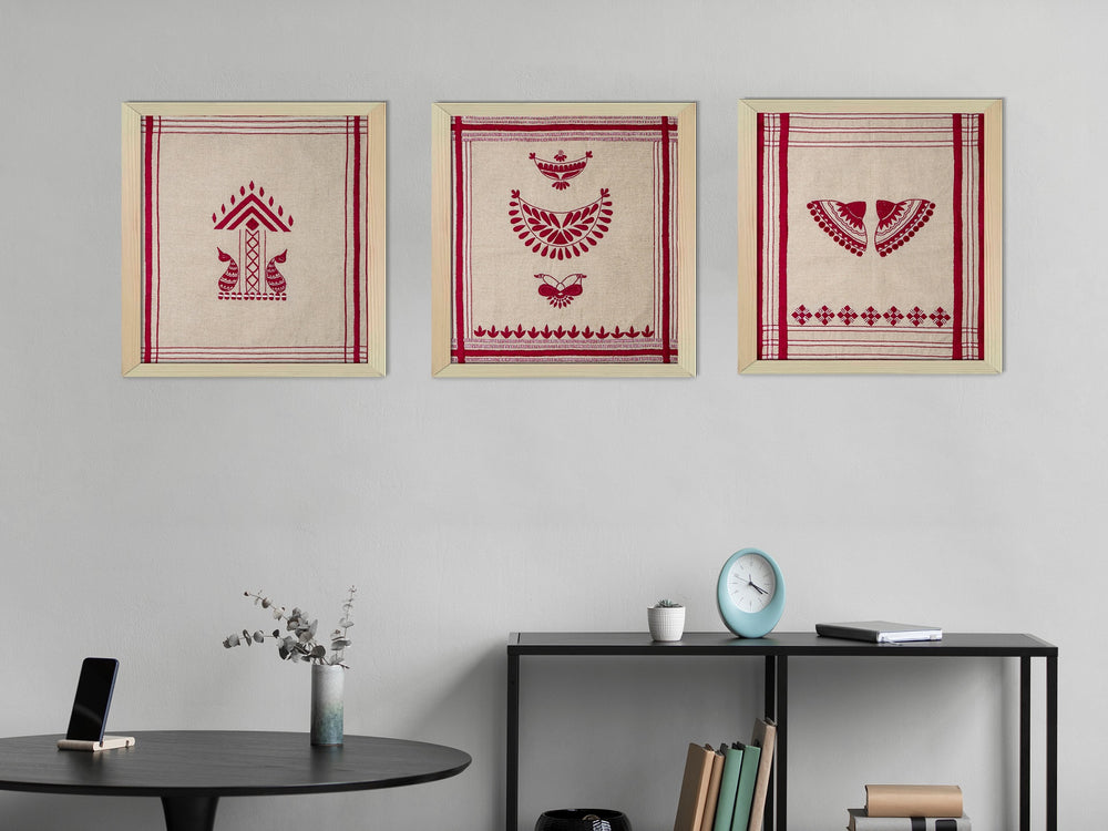 Joon biri style Wall art 38 x 43 cm-Unframed