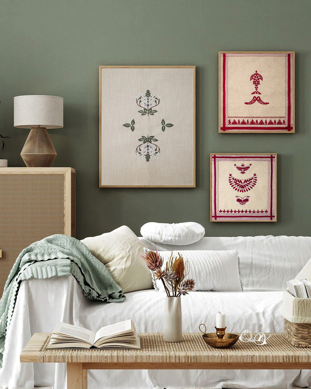 Joon biri style Wall art 38 x 43 cm-Unframed