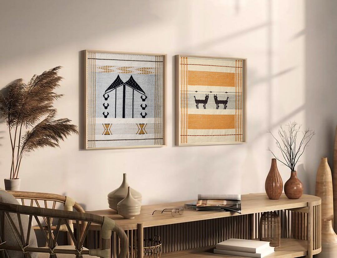 Mithun Wall art 38 x 43 cm - Unframed