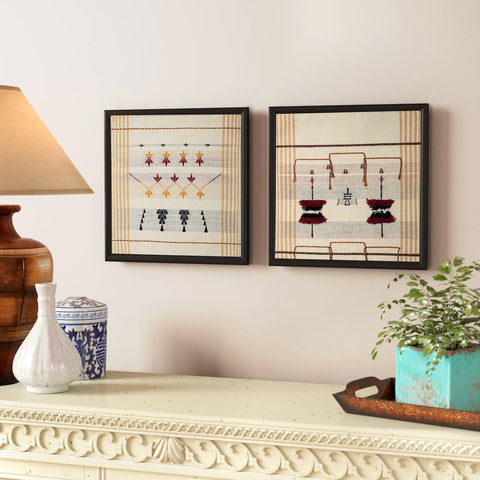 Rungu Wall art 38 x 43 cm - Unframed