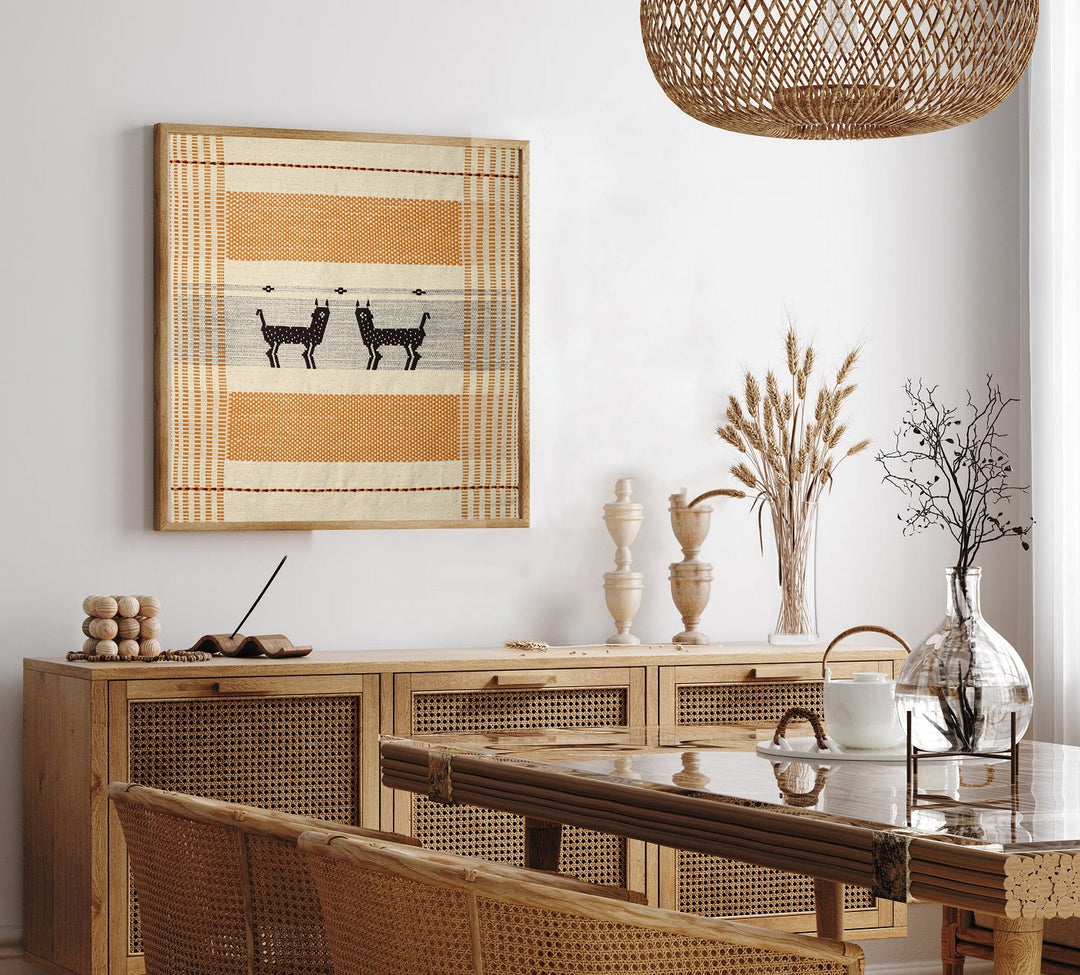 Sambhar Deer Wall art 38 x 43 cm-Unframed