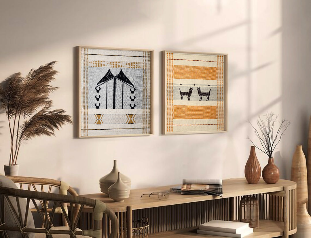 Sambhar Deer Wall art 38 x 43 cm-Unframed