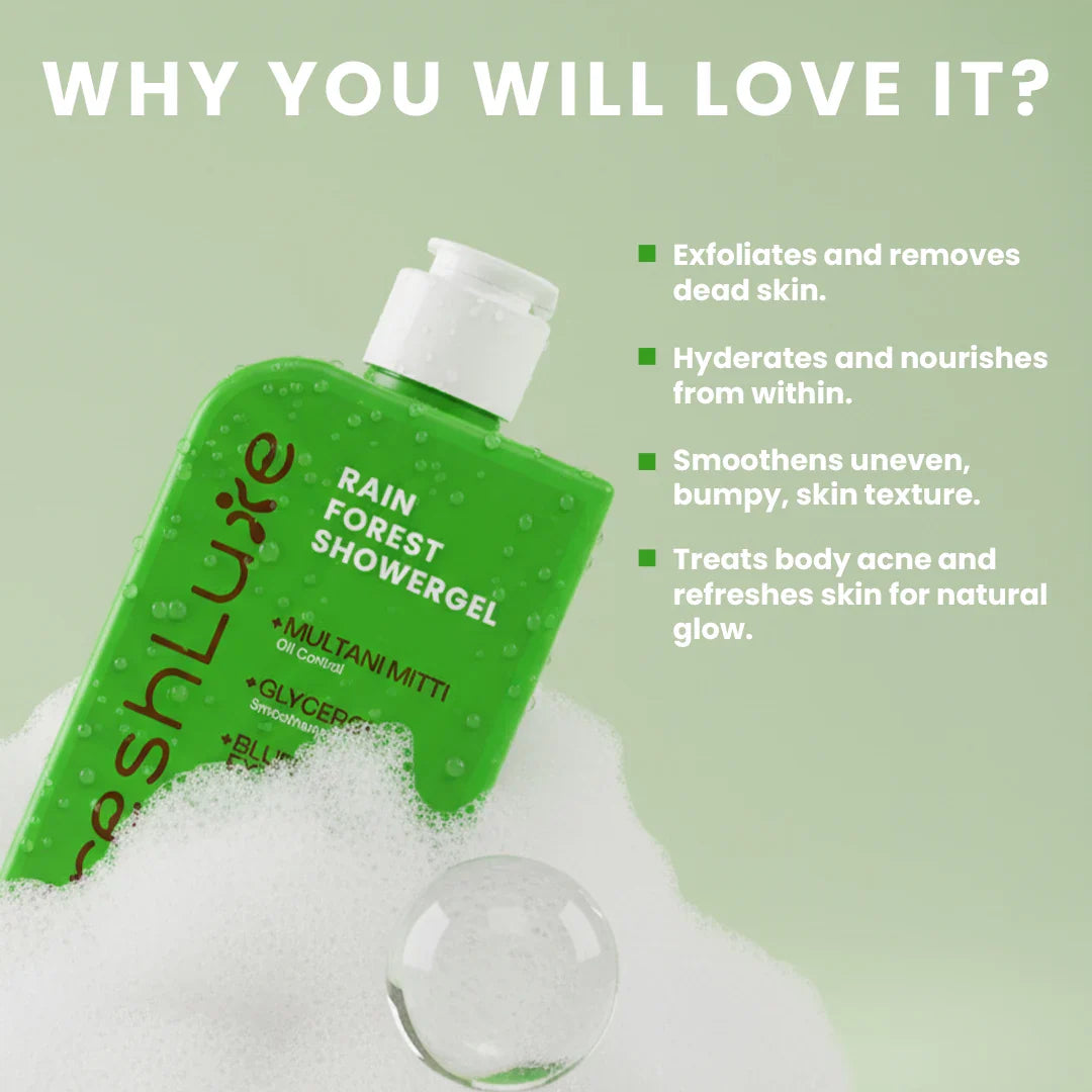 Rain Forest Body Wash | Paraben & SLS Free | Rain Bath Scent