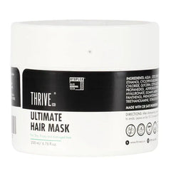 ThriveCo Ultimate Hair Mask With Hyaplex™| For Dry, Lifeless, Frizzy, and Damaged Hair | Smooths Frizz, Repairs Damage, Hydrates & Strengthens Hair | 200 ml